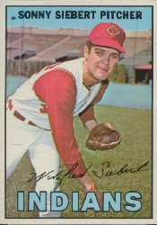 1967 Topps Baseball Cards      095      Sonny Siebert